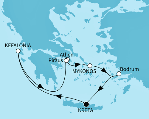 Sommerzeit im &ouml;stlichen Mittelmeer, Mein Schiff 5 im Sommer 2026