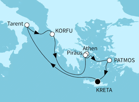 Zauberhafte Inseln im &Ouml;stlichen Mittelmeer - 7 Tage, Mein Schiff 5 vom 18.06.2027 bis 25.06.2027