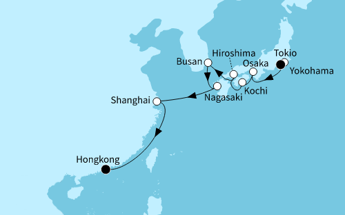 Die Vielfalt des Fernen Osten, Mein Schiff 6 vom 15.04.2026 bis 29.04.2026