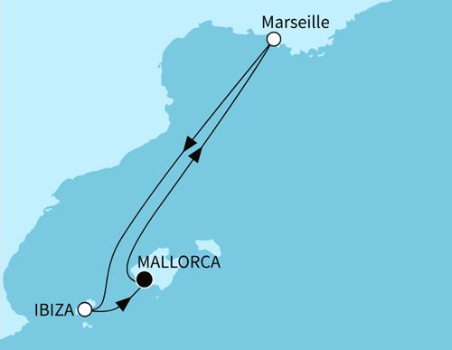 MeerBeats meets EDM, Mein Schiff 6 vom 27.09.2026 bis 01.10.2026