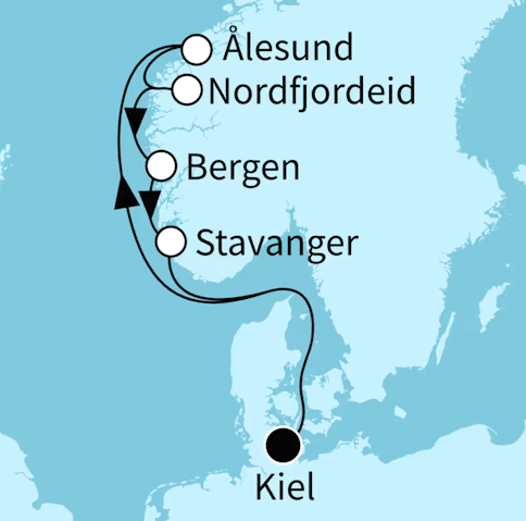 Norwegens Fjordwelten - 7 Tage, Mein Schiff 6 vom 12.09.2027 bis 19.09.2027