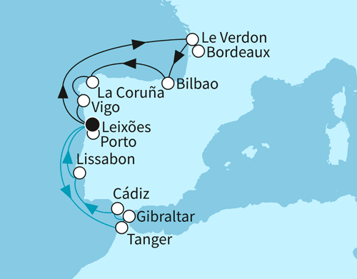 Sommerzeit an der Westküste mit der Mein Schiff 6 am 02.07.2026 und 27.08.2026 für 14 Nächte