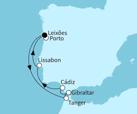 Sommerzeit an der Westk&uuml;ste mit Marokko - 7 Tage, Mein Schiff 6 vom 05.08.2027 bis 12.08.2027