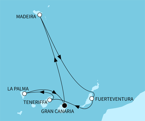 Kanaren mit Madeira, Mein Schiff 7 vom 15.12.2025 bis 22.12.2025