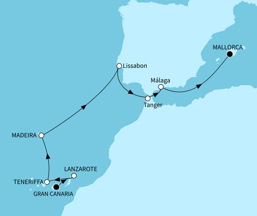 Festtage Kanaren & Madeira, Mein Schiff 7 vom 17.12.2026 bis 28.12.2026