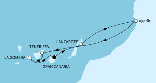 Festtage Kanaren & Marokko, Mein Schiff 7 vom 22.12.2025 bis 29.12.2025