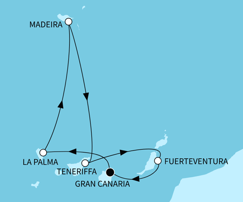 Jahresauftakt auf Madeira, Mein Schiff 7 vom 29.12.2025 bis 05.01.2026