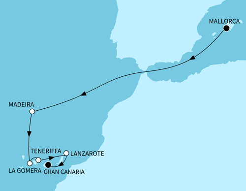 Jahresauftakt Kanaren & Madeira, Mein Schiff 7 vom 28.12.2026 bis 07.01.2027