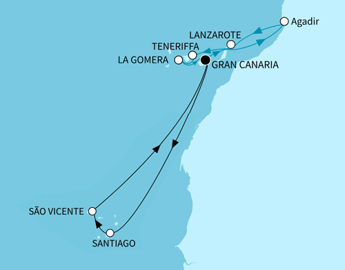 Kanaren mit Kapverden, Mein Schiff 7 vom 26.11.2026 bis 10.12.2026