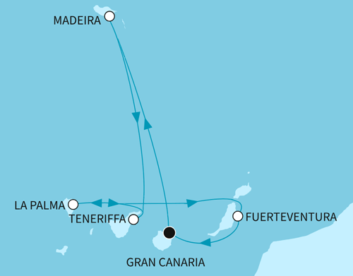 Kanaren mit Madeira, Mein Schiff 7 vom 07.01.2027 bis 14.01.2027