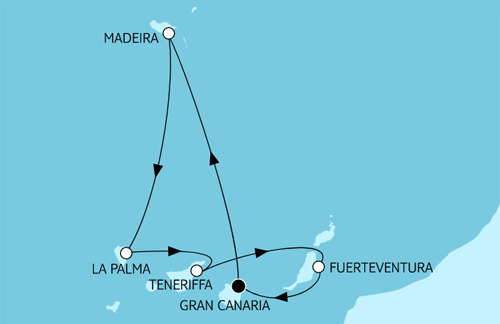 Kanaren mit Madeira, Mein Schiff 7 vom 11.02.2027 bis 18.02.2027
