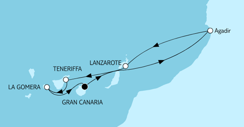 Kanaren mit Marokko, Mein Schiff 7 vom 04.02.2027 bis 11.02.2027