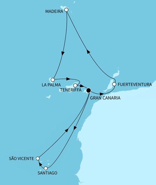 Kanaren und Kapverden, Mein Schiff 7 vom 03.12.2026 bis 17.12.2026