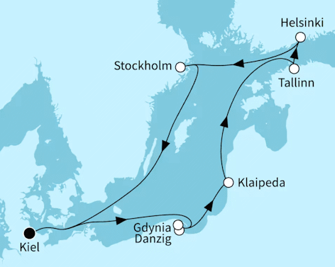 Metropolen der Ostsee, Mein Schiff 7 vom 10.10.2027 bis 20.10.2027