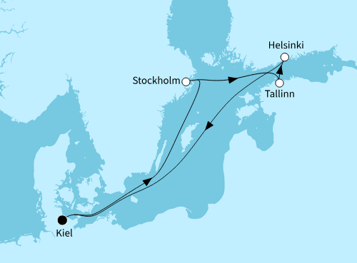 14.09.2026 bis 21.09.2026, Mein Schiff 7 von TUI Cruises - Metropolen der Ostsee ab Kiel