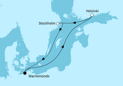 Skandinaviens charmante Hauptstädte mit der Mein Schiff 7 vom 17.05.2026 bis 22.05.2026, TUI Cruises
