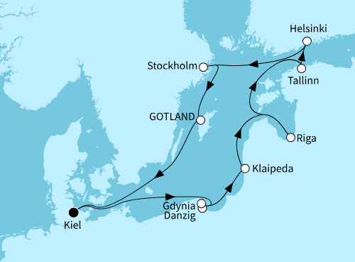 13.08.2026 bis 24.08.2026, Mein Schiff 7 von TUI Cruises - Sommerträume in der Ostsee ab Kiel
