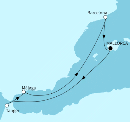 Willkommensreise mit Marokko, Mein Schiff Flow vom 02.07.2026 bis 09.07.2026