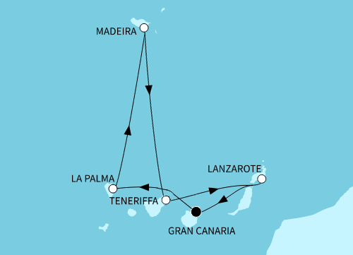 Kanaren mit Madeira, Mein Schiff Relax vom 28.12.2025 bis 04.01.2026