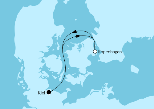 Kurzreise Kopenhagen, Mein Schiff Relax vom 02.10.2026 bis 04.10.2026