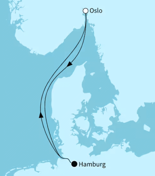 Kurzreise Oslo ab/bis Hamburg, Mein Schiff Relax vom 05.05.2027 bis 09.05.2027