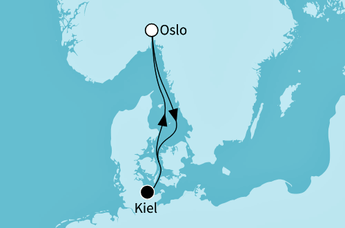 Kurzreise Oslo, Mein Schiff Relax vom 16.09.2026 bis 20.09.2026