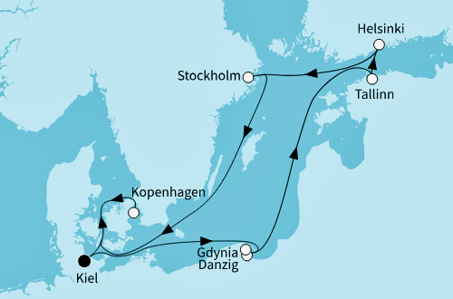 Zeitlose Ostsee - hyggeliges Kopenhagen, Mein Schiff Relax vom 02.08.2026 bis 12.08.2026