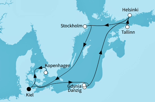 Zeitlose Ostsee - hyggeliges Kopenhagen, Mein Schiff Relax vom 31.05.2026 bis 10.06.2026